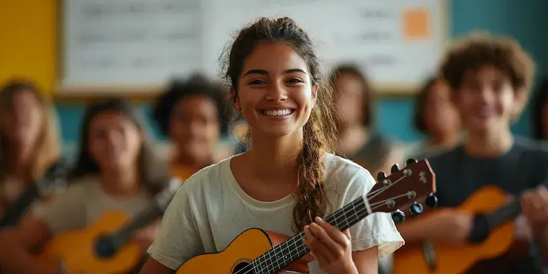 Jak nastroić ukulele koncertowe?