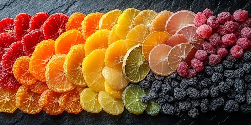 Ile cukru maja suszone owoce?